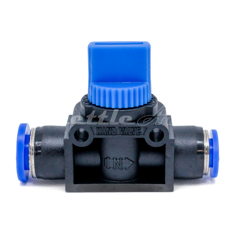 Composite PTC 3 Way Hand Valve Union Reducer 5/16" OD - 6 mm OD