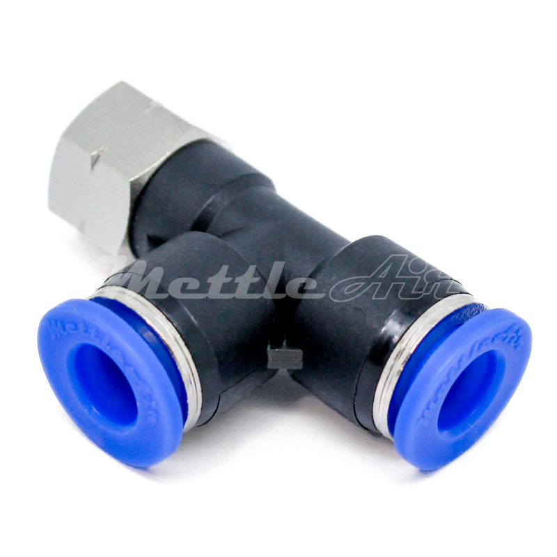 Composite PTC Female Run T 1/4" OD - 1/16" NPT Thread