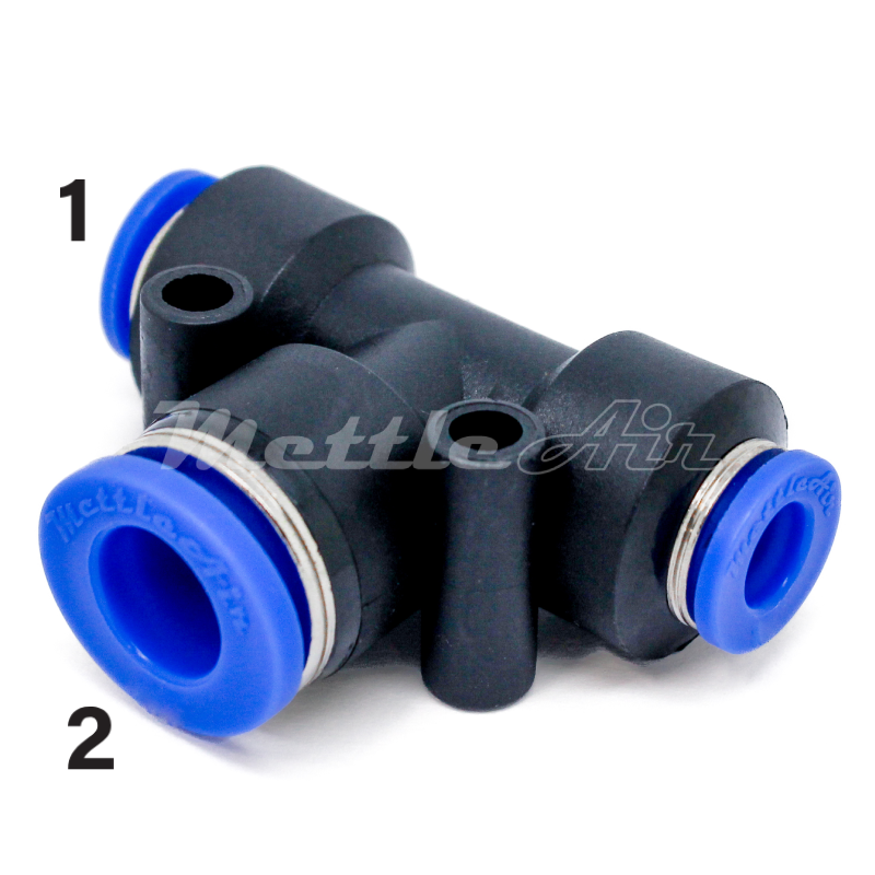 Composite PTC Tee Union Expander 3/16" OD - 1/4" OD