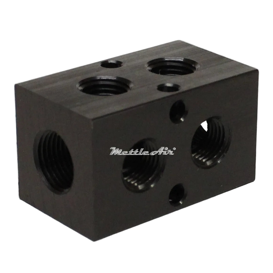 Distribution Manifold 2 x 3/8" NPT IN - 4 x 1/4" NPT Out 2 Station 90 Degree Junction