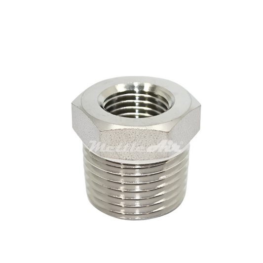 Stainless Steel 316L Bushing 1/2" NPT Male - 3/8" NPT Female