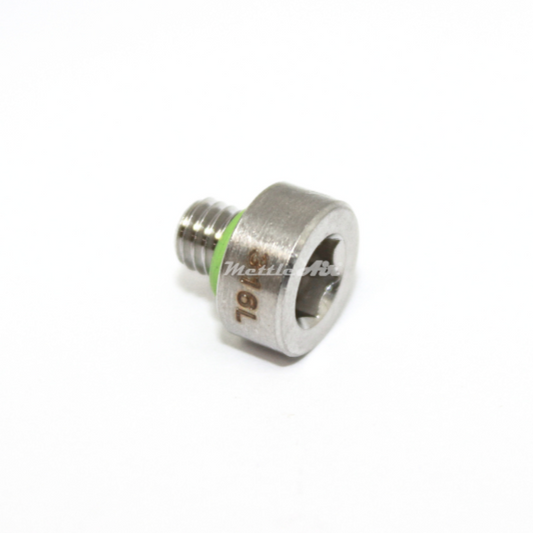Stainless Steel 316L Male Countersunk Plug 10-32 UNF