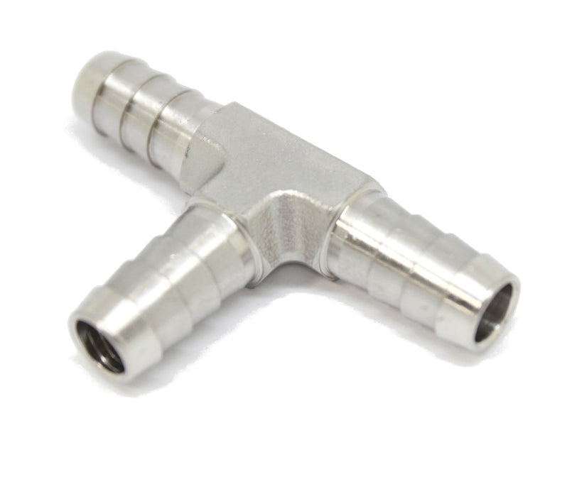 Stainless Steel 316L 3/16" Hose ID Barb Tee