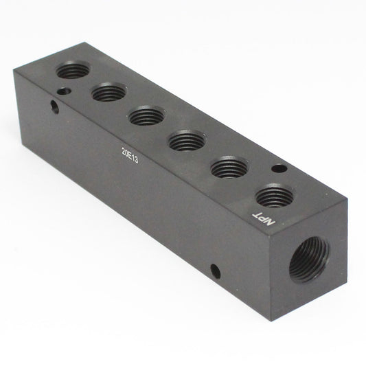Manifold 2 x 3/4" NPT IN - 6 x 3/8" NPT Out