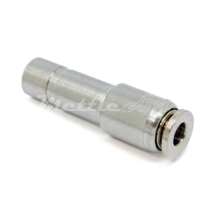 Nickel-Plated Brass PTC Straight Plug-In Reducer 10 mm OD - 6 mm OD