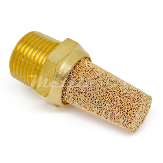 Sintered Bronze Cone Muffler 1/8" BSPT