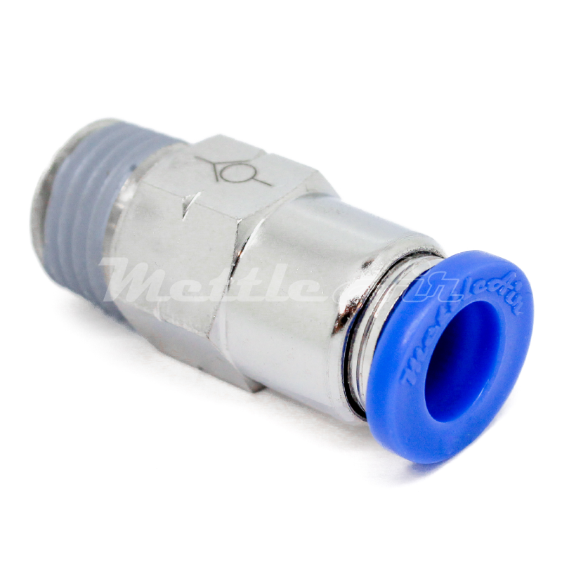 Composite PTC Check Valve Male 6 mm OD - 1/4" BSPT (R) Male