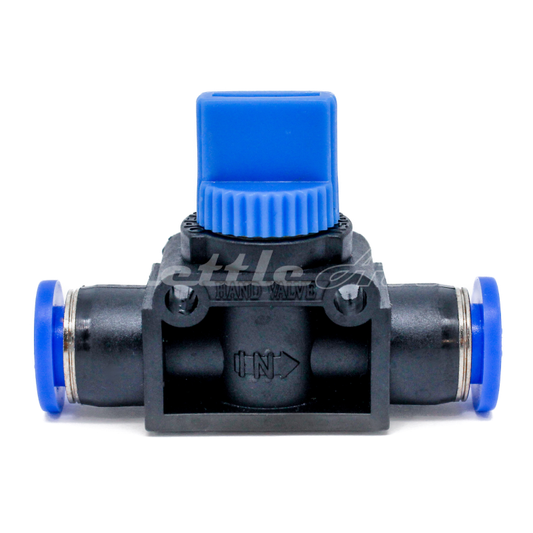 Composite PTC 3 Way Hand Valve Union 4 mm OD - 5/32" OD