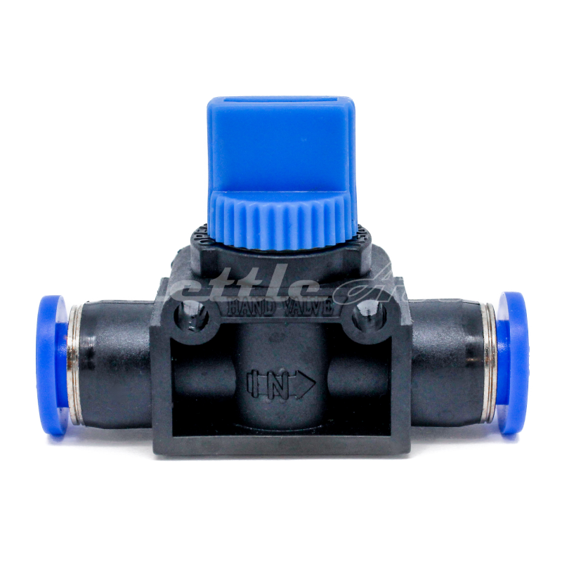 Composite PTC 3 Way Hand Valve Union 1/4" OD - 1/4" OD
