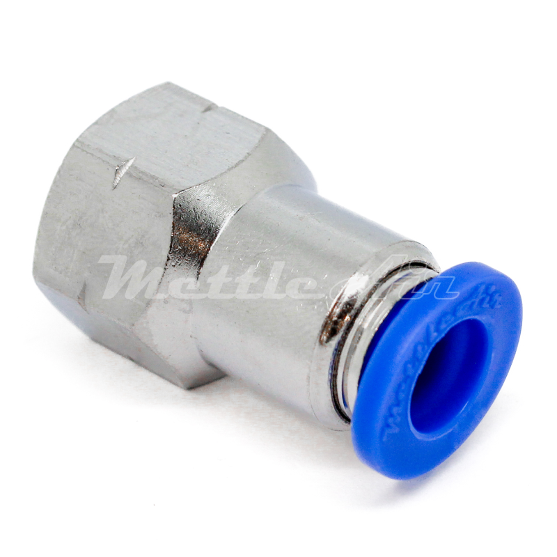 Composite PTC Straight Female Fitting 12 mm OD - 1/2" BSPP (G) Female