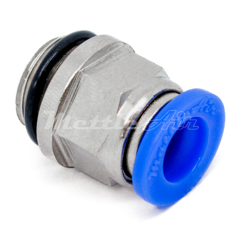 Composite PTC Straight Fitting 3/8" OD - 3/8" Universal Male