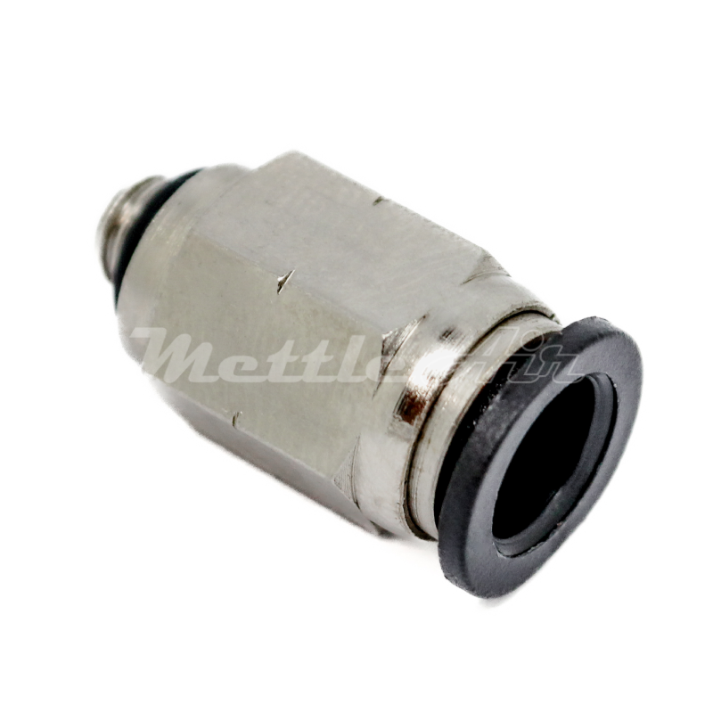 Composite Compact PTC Straight Fitting 5/32" OD - M4 x 0.7 Male