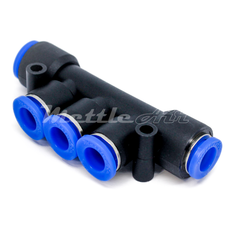 Composite PTC Manifold Union 3/16" OD - 3/16" OD