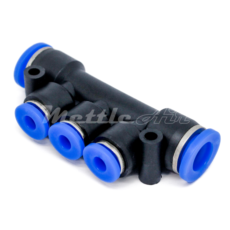 Composite PTC Manifold Union 8 mm OD - 6 mm OD