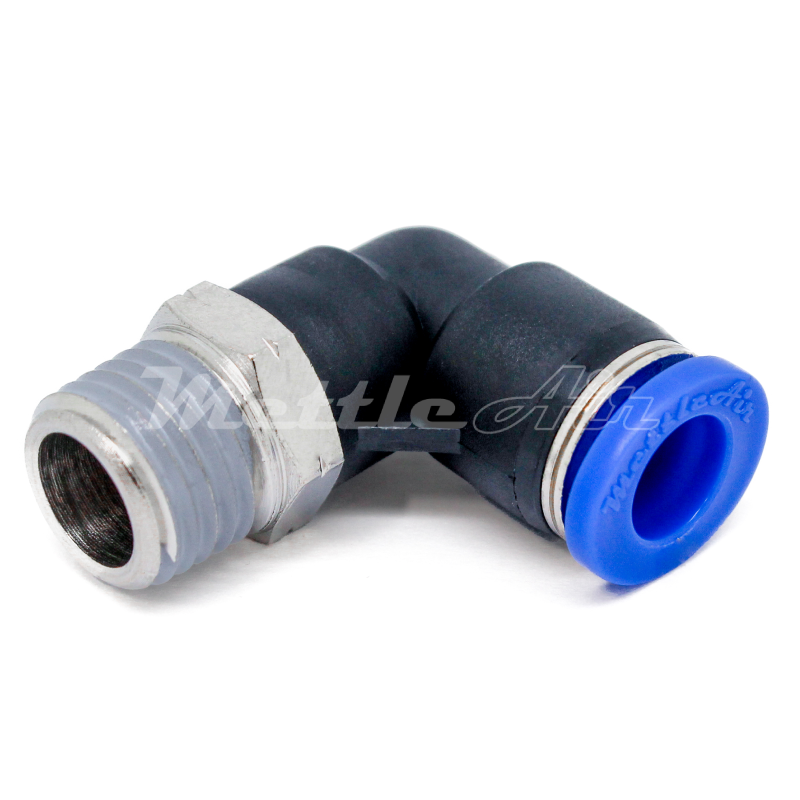 Composite PTC 90° Elbow Fitting 5/16" OD - 3/8" NPT Male