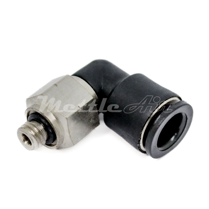 Composite Compact PTC Elbow Fitting 5/32" OD - M4 x 0.7 Male