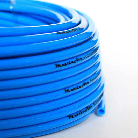 PU Tubing 8 mm OD 100 meters (328 ft) SOLID BLUE