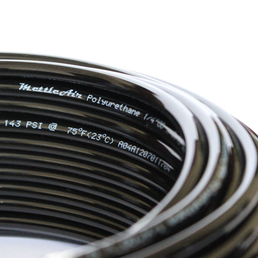 PU Tubing 3/8" OD 100 meters (328 ft) BLACK