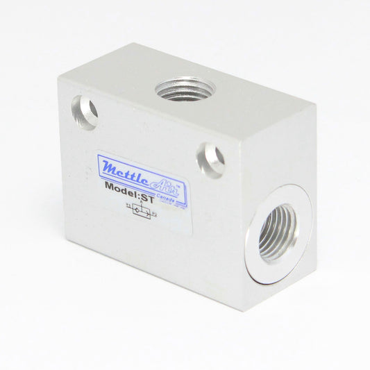 Shuttle Valve Aluminum 1/2" NPT