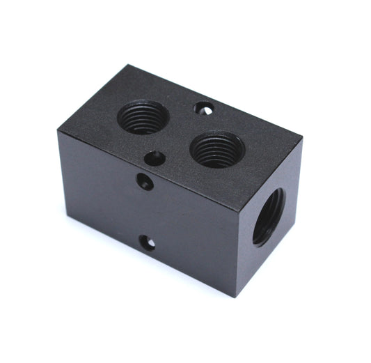 Manifold 2 x 1/4" BSPP (G) IN - 2 x 1/4" BSPP (G) Out