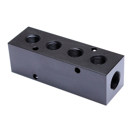 Manifold 2 x 1/4" BSPP (G) IN - 4 x 1/4" BSPP (G) Out
