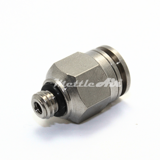 Nickel-Plated Brass Straight PTC Fitting 6 mm OD x M6 x 1.0 Male