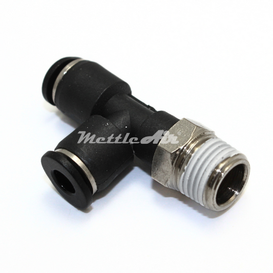 Composite Compact PTC Run Tee 5/32" OD - 1/8" BSPT Male