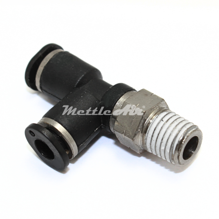 Composite Compact PTC Run Tee 4 mm OD - 1/16" NPT Male