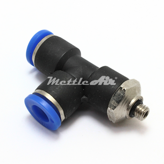 Composite PTC Run Tee 1/8" OD - 10-32 UNF Male