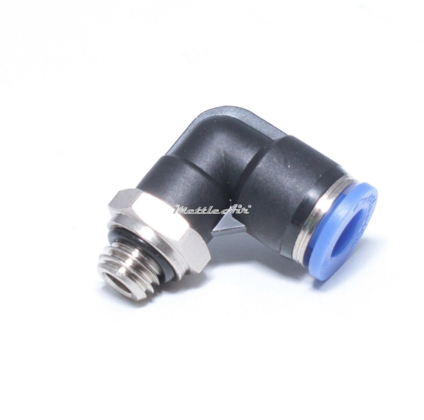 Composite PTC 90° Elbow Fitting 1/4" OD - M6 x 1.0 Male